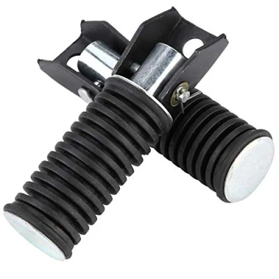 Image of Nikou Motorcycle Rear Passenger Foot Pegs Comfortable Footrest Pedals compatible with Suzuki GN125/QJ25/GS125/GT125 5