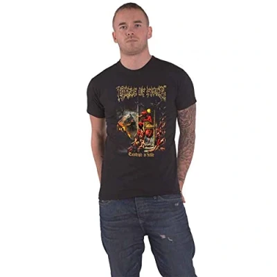 Image of Cradle of Filth T Shirt All Existence Band Logo Official Womens Skinny Fit Black L