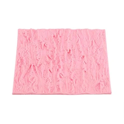 Image of Zerodis Rectangle Cake Mold Tree Bark Texture Design Bread Baking Mould Non Stick Fondant Impression Mat Silicone Desserts DIY Tool for Cakes Decorating Wedding Celebrations
