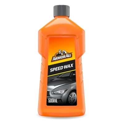 Image of Armor All, Speed Wax 500ml, Contains Carnauba Oil for a Shiny Finish, Restores and Protects your Car, Removes Dirt Between Washes, Ideal Car &amp; Motorcycle Detailing, Made in the UK