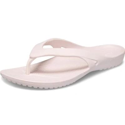 Image of Crocs Women&#039;s Kadie II Flip Flops, Barely Pink, 5 UK