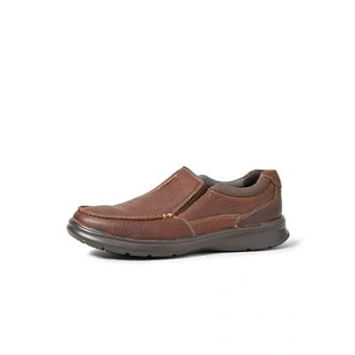 Image of Clarks Cotrell , Mens Derby, Black Oily Lea, Brown Tobacco Leather, 12 UK Wide
