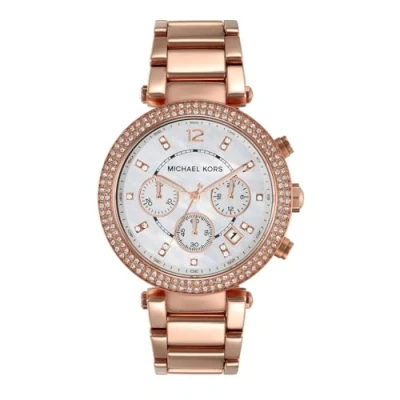 Image of Michael Kors Parker MK5491 Chronograph for Women with Zircons