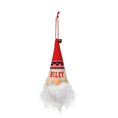 Image of History &amp; Heraldry Light Up Gonk Pre personalised Christmas Hanging Decoration Riley 00269860692