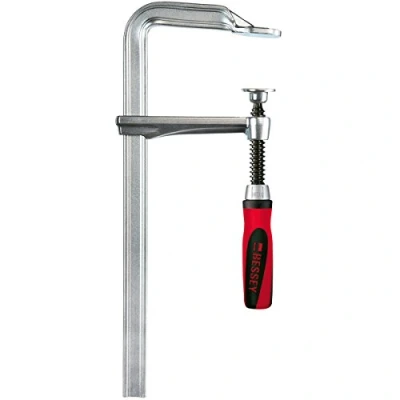 Image of Bessey GZ100 12 2K All steel Screw Clamp GZ 1000/1202 Piece Plastic Handle, BE201268