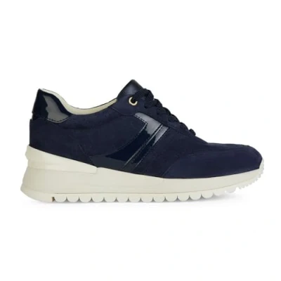 Image of Geox Women&#039;s D Desya A Sneaker, Navy, 5 UK