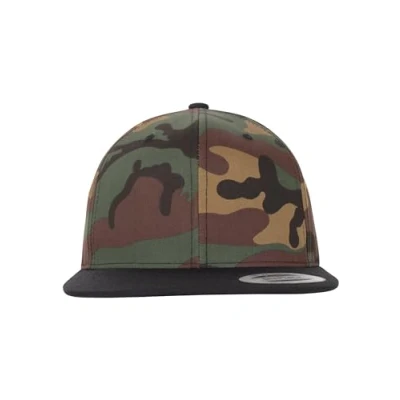 Image of Flexfit Cap, Size: One Size, Green camo/black