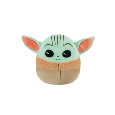 Image of Squishmallows Star Wars 10 Inch Yoda Plush Add to your Squad, Ultrasoft Stuffed Animal Medium Sized Plush, Official Kelly Toy