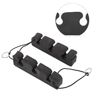 Image of Tbest Fly Fishing Rod Rack Holder Stand Support, 2Pcs Portable Magnetic Car Density Foam Pole