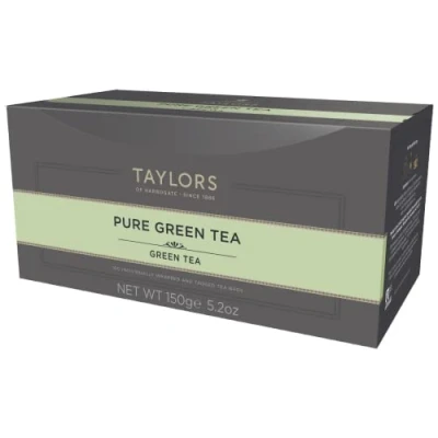 Image of Taylors of Harrogate Delicate Pure Green Tea, 100 Tea Bags