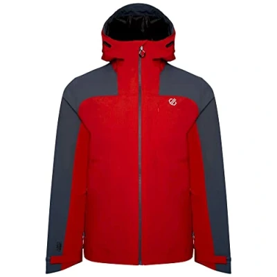 Image of Dare2b Men&#039;s Diluent Era JKT Jacket, Danger Red/Orion Grey, XXL