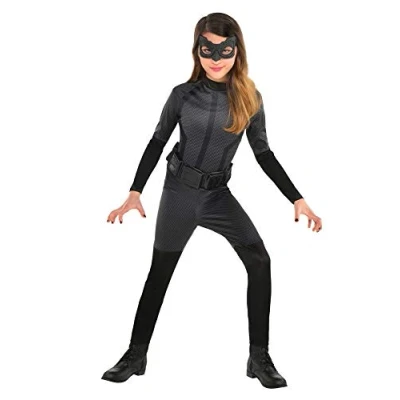 Image of (PKT) (9906131) Child Girls Classic Catwoman Costume (4 6 Years) Warner Bros