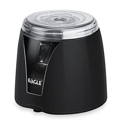 Image of Eagle Portable Automatic Pencil Sharpener, Battery Powere,Suitable for Kids, Home, School and Office use,Black