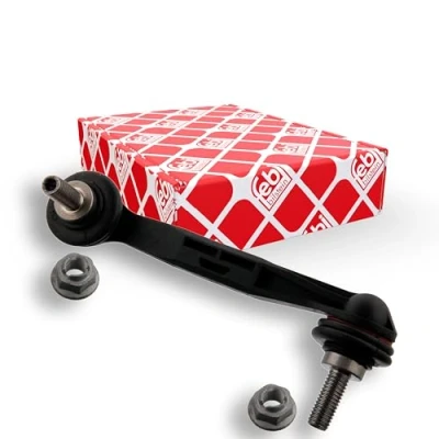 Image of 33506785607 Anti roll bar link FEBI BILSTEIN 37677 Rear Axle Left 135,5mm M10 x 1,5 with nuts Plastic BMW: 1 Hatchback, 3 Saloon, 4 Coupe