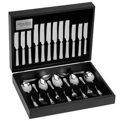Image of Arthur Price Classic Harley 44 Piece Cutlery Canteen FREE Extra Six Tea Spoons