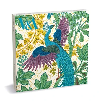 Image of Museums &amp; Galleries V&amp;A Walter Crane Birds 8 Square Notecards Wallet