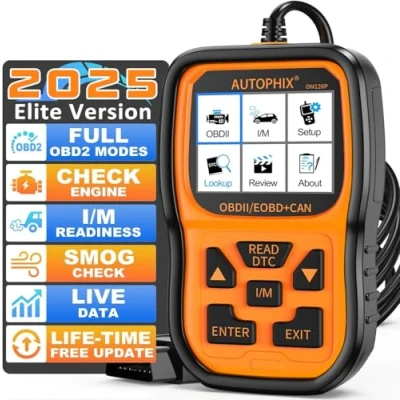 Image of AUTOPHIX OBD2 Scanner Enhanced OM126P Vehicle Code Reader Auto Diagnostic Check Engine Light for All OBD II Car After 1996[Upgrade Version]