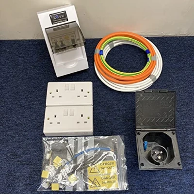 Image of TEW 240V Mains Electric Hook Up Installation Kit Campervan Motorhome Conversion 9