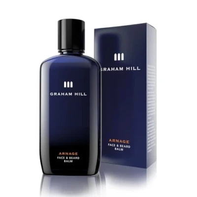 Image of GRAHAM HILL Arnage Soothing &amp; Refreshing Face and Beard Balm for Men, 200ml Balm, Men&#039;s Moisturizer, Vegan Moisturiser Men with Panthenol, Jojoba Oil American Cuckoo Flower