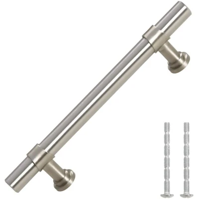 Image of vidaXL Cabinet Handles 10 pcs Silver 96 mm Stainless Steel