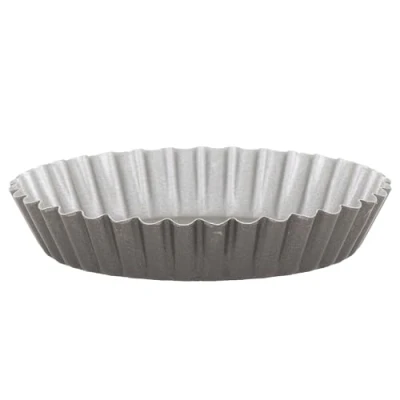 Image of ASAB 4X Air Fryer Accessories Non Stick Tin for Cooking Baking Roasting Durable Skandia Reusable Dishwasher Oven Safe Mini Tray Food Grade Quiche Tart (Mini Fluted Round Dish