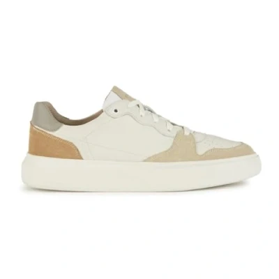Image of Geox Men&#039;s U Deiven B Sneaker, White Sand, 10 UK