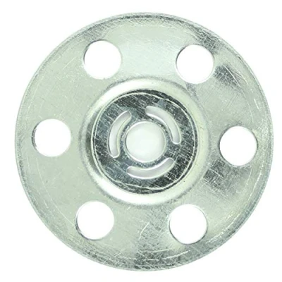 Image of TIMCO Metal Insulation Disc 35mm Box of 100 Zinc