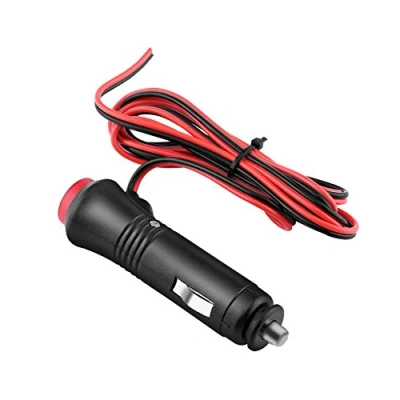 Image of cigarette lighter Socket 12V 24V Automotive plug Auto Splitter with Indicator Light switch button Power Outlet for prise allume cigar