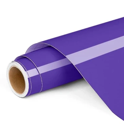 Image of Permanent Vinyl for Cricut, 12&quot;x4ft Dark Purple Self Adhesive Roll Cricut and Silhouette Cameo, Party Decoration, Window Stickers, Home Decor