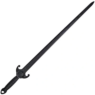Image of Martial Arts Theatrical Stage Cosplay props Movies Films Stunt Equipment Black Polypropylene Chinese Tai Chi Lion Sword