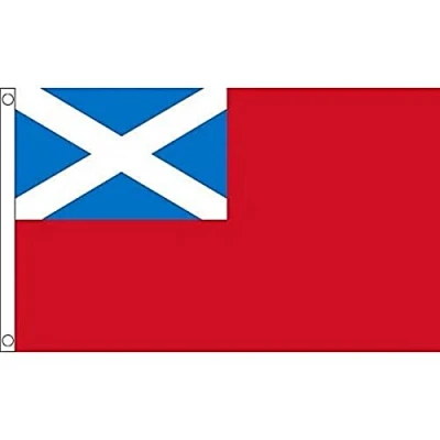 Image of AZ Flag Scottish Red Ensign 3x5 Ft 100D Polyester Scotland Historic Banner with Two Metal Grommets Fade Resistant Vivid Colors 3&#039; x 5&#039; Feet 150x90 Cm