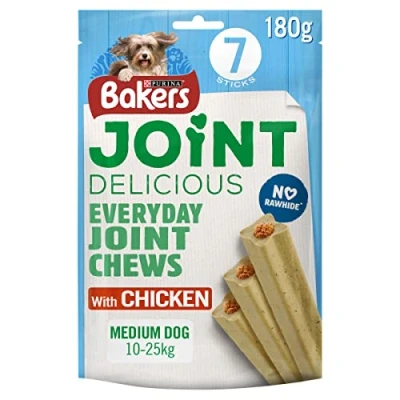 Image of Bakers Joint Delicious Medium Chicken Dog Chews 180g (Pack of 6)