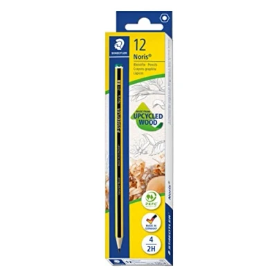 Image of STAEDTLER 120 4 Noris Pencils 2H (Box of 12), black