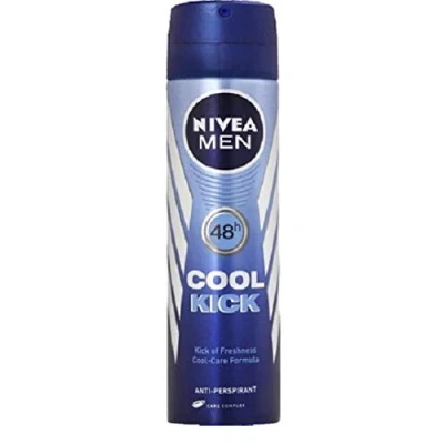 Image of Pack of 2 Nivea Men Cool Kick Deodorant Spray x 150 ml