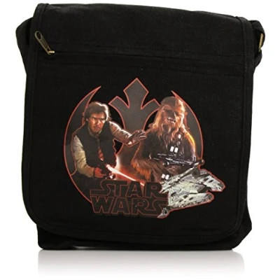 Image of Star Wars Han Solo and Chewbacca Messenger Bag