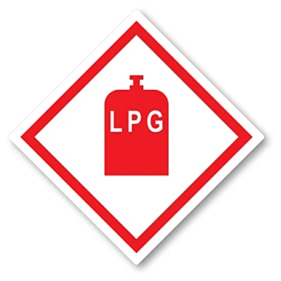 Image of Signs247 LPG Sticker for Caravan Campervan Motorhome