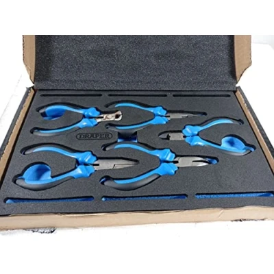 Image of Draper Precision Plier Set in 1/4 Drawer EVA Insert Tray (5 Piece)