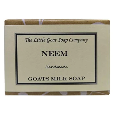 Image of 1 x NEEM Goats Milk Soap100g. Eczema, Psoriasis, Dermatitis.