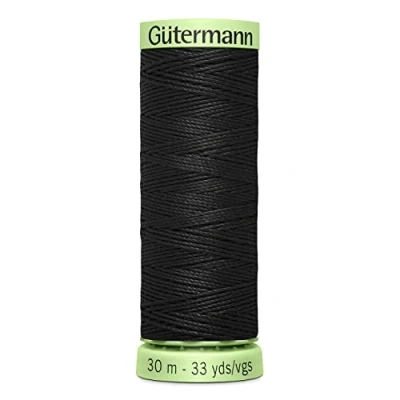 Image of Gutermann Topstitch Heavy Duty Thread 33yd Black