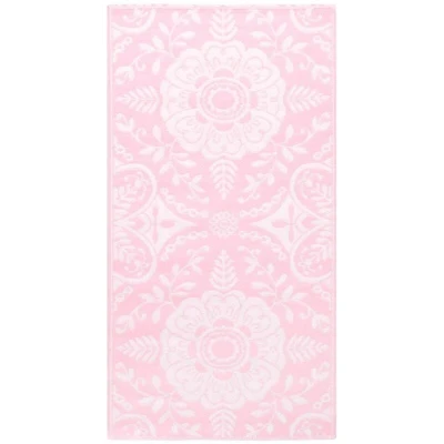 Image of vidaXL Outdoor Carpet ARAKIL Pink 80x150 cm PP