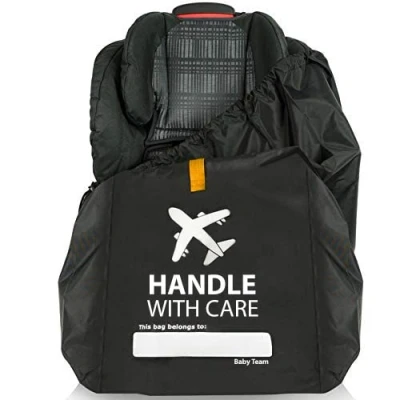 Image of Durable Car Seat Bags for Air Travel Airplane Standard Gate Check Bag, Carseat Cover