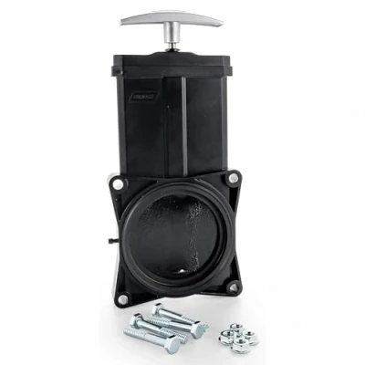 Image of Camco RV Replacement Waste Valve with Handle Features Heavy Duty Metal &amp; 3 Inch Diameter Opening (39511)
