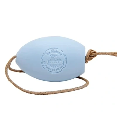 Image of Maison du Savon de Marseille French Soap On A Rope Natural and Eco Friendly Hand Wash Made with Organic Argan Oil Lotus Flower Fragrance 270g Bar