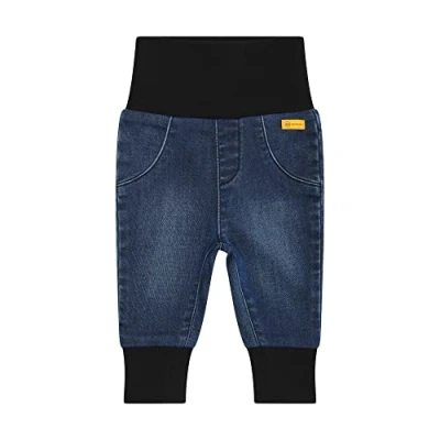 Image of Steiff Baby Trousers Jeans Wirk, Indigo (mood indigo), 18 24 months