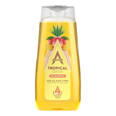 Image of Astonish Tropical Shampoo with Pro Vitamin B5, 400ml