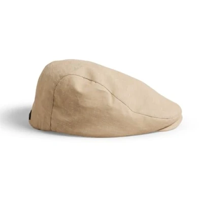 Image of Ted Baker Unisex Eastoni Flat Cap Tan M L