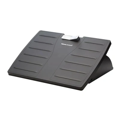 Image of Fellowes Office Suites Foot Rest for Under Desk Ergonomic Support with Antibacterial Microban Technology &amp; Home Use Black
