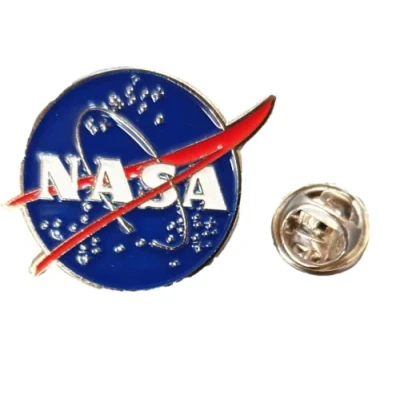 Image of Fat catz copy NASA Logo Stylish Metal Enamel Lapel Badge Pin USA Space Exploration