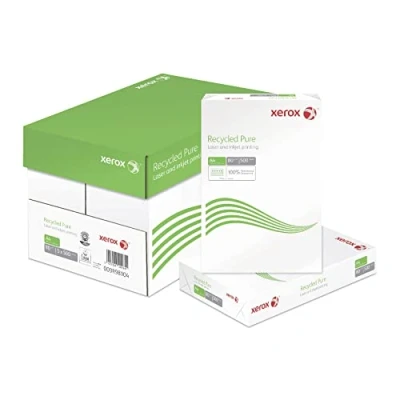 Image of Xerox Recycled Pure Paper A4 80gsm, White, Box of 2500sh (5x500sh)