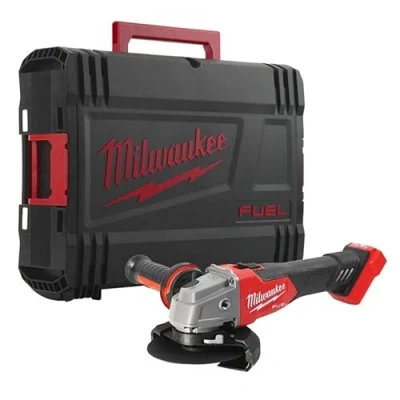 Image of Milwaukee e x FSAG125X 0X M18 Fuel Angle Grinder 125 mm with Slide Switch, Red, 0
